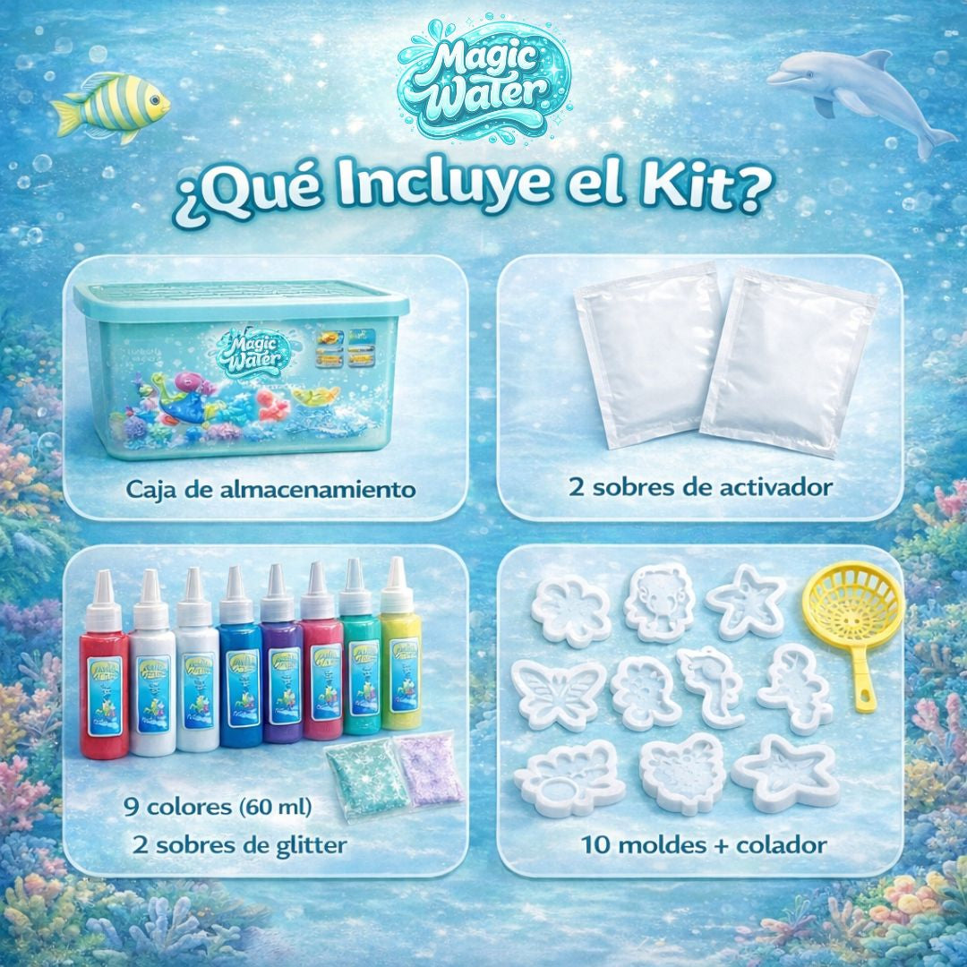 Fábrica De Squishies, Gel Mágico Para Figuras 3d En El Agua