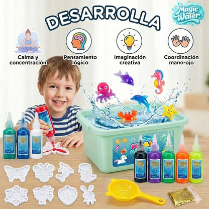 Fábrica De Squishies, Gel Mágico Para Figuras 3d En El Agua